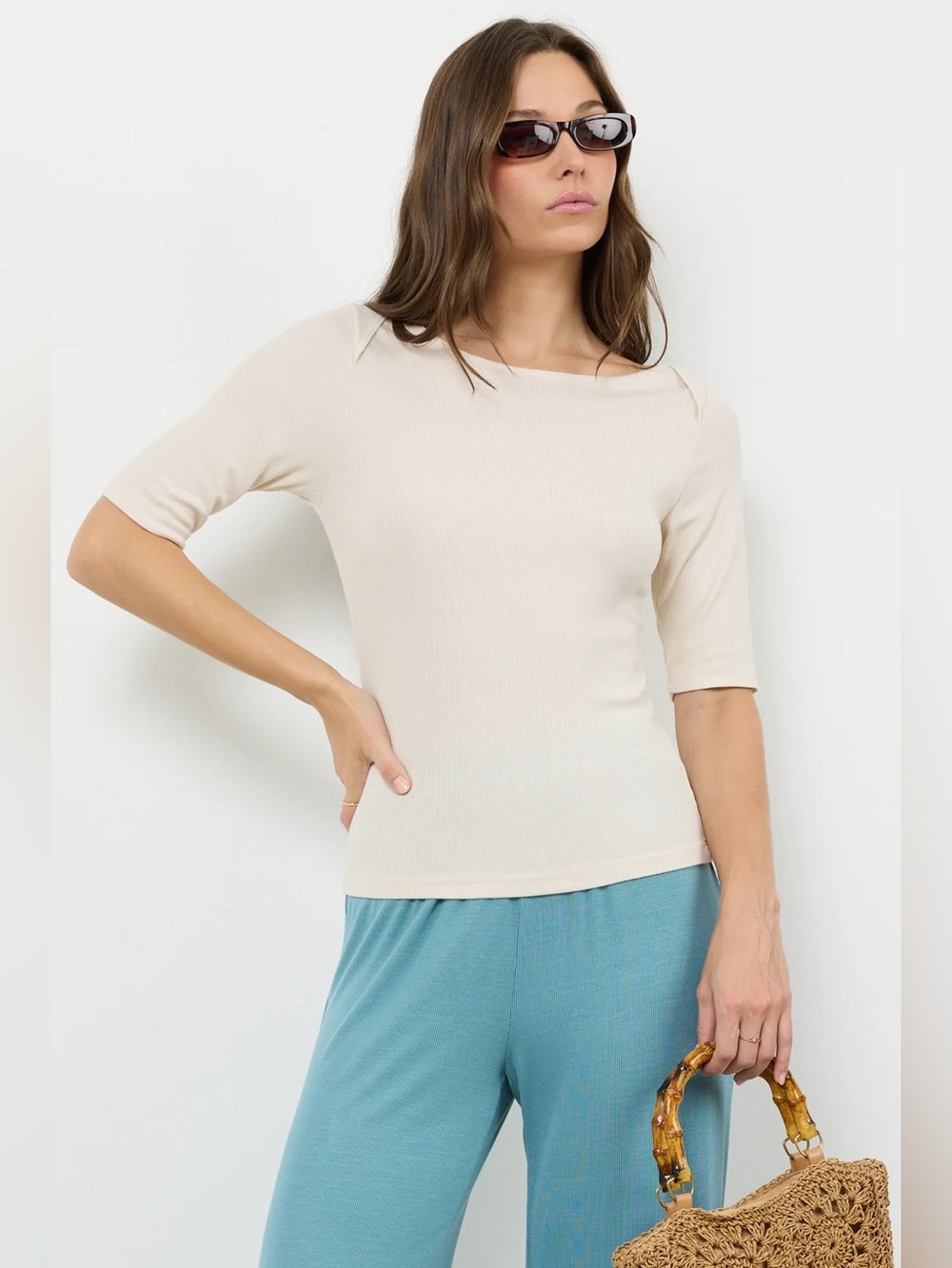 LA MADE MAISON SCOOP NECK several colors